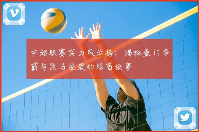 中超联赛实力风云榜:揭秘豪门争霸与黑马逆袭的绿茵故事